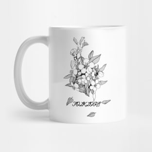 Folklore Botanical Hand drawing Mug